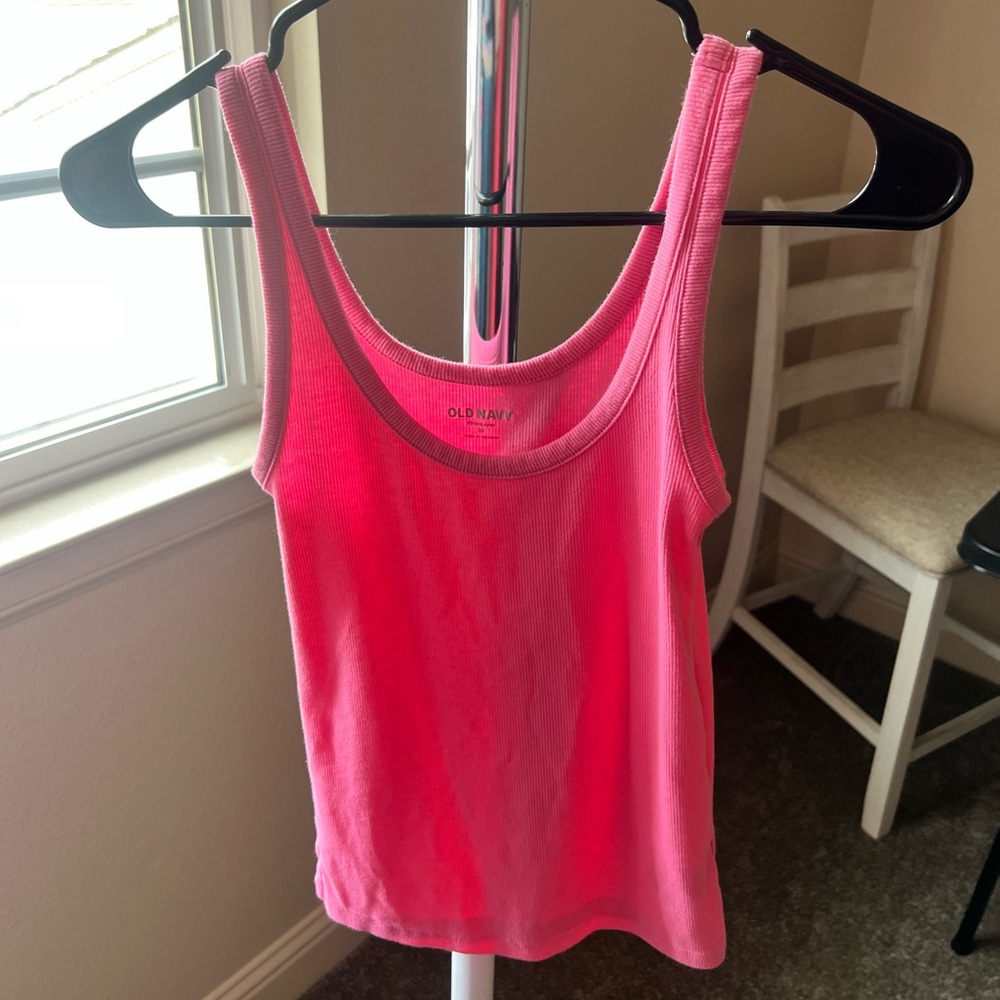 Old Navy Bright Pink Tank Top